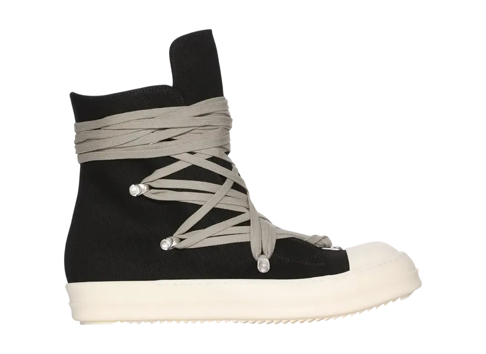 Rick Owens DRKSHDW Women's FW25 Concordians Megalace Sneaks "Black/Milk/Milk"