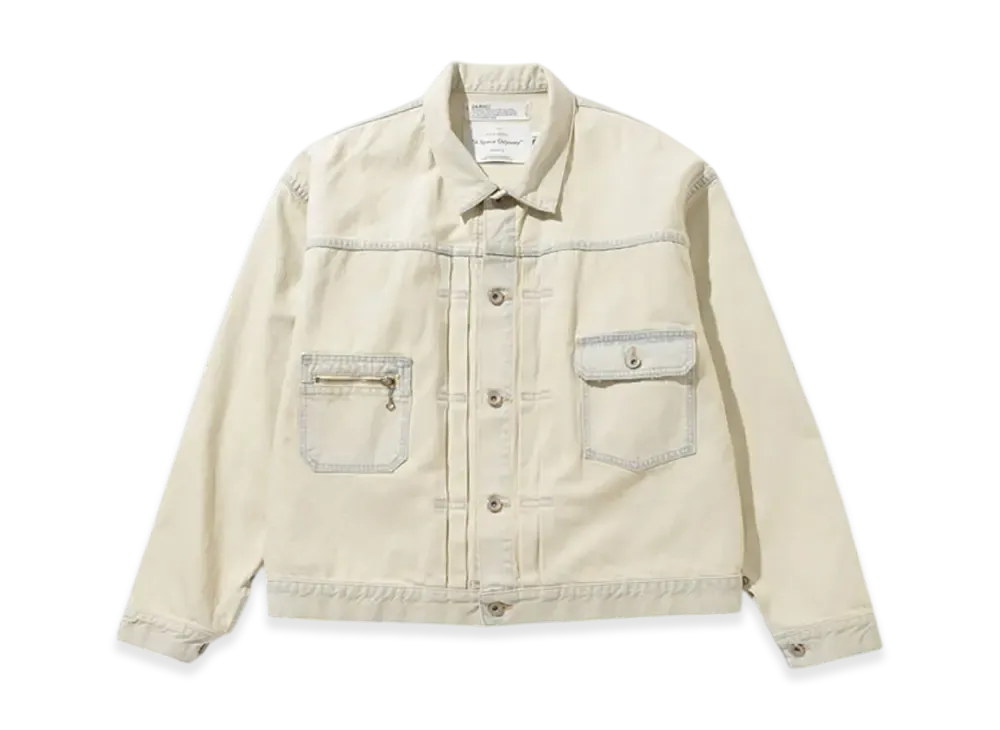 DAIRIKU Ice Wash 2PKT Denim Jacket "Ice Wash"