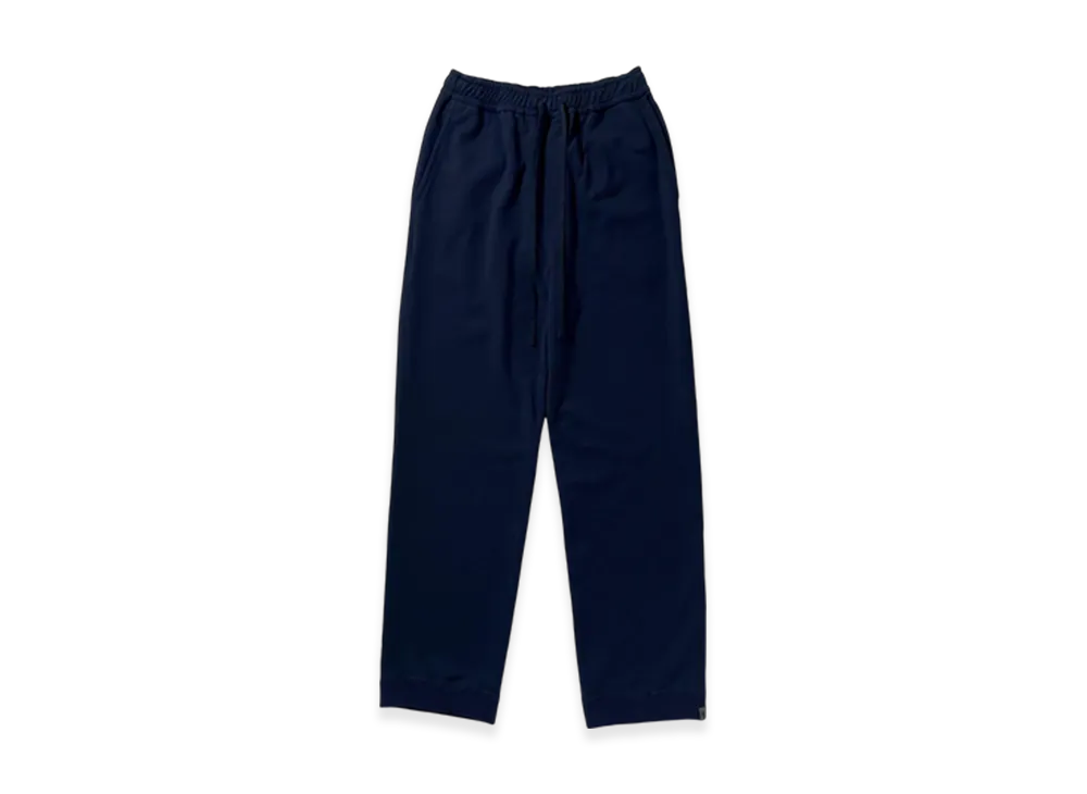 Perfect ribs Straight Wide Pants "Royal Navy"