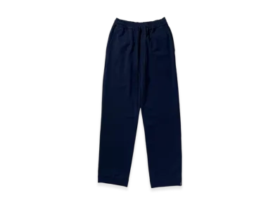 Perfect ribs Straight Wide Pants "Royal Navy"