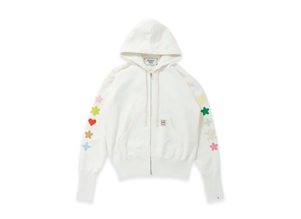 Perfect ribs x HAROSHI Zip Hoodie "White"