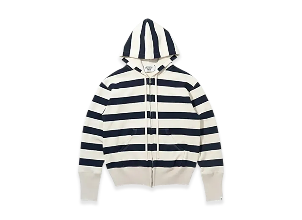 Perfect ribs Basic Zip Hoodie "Border"