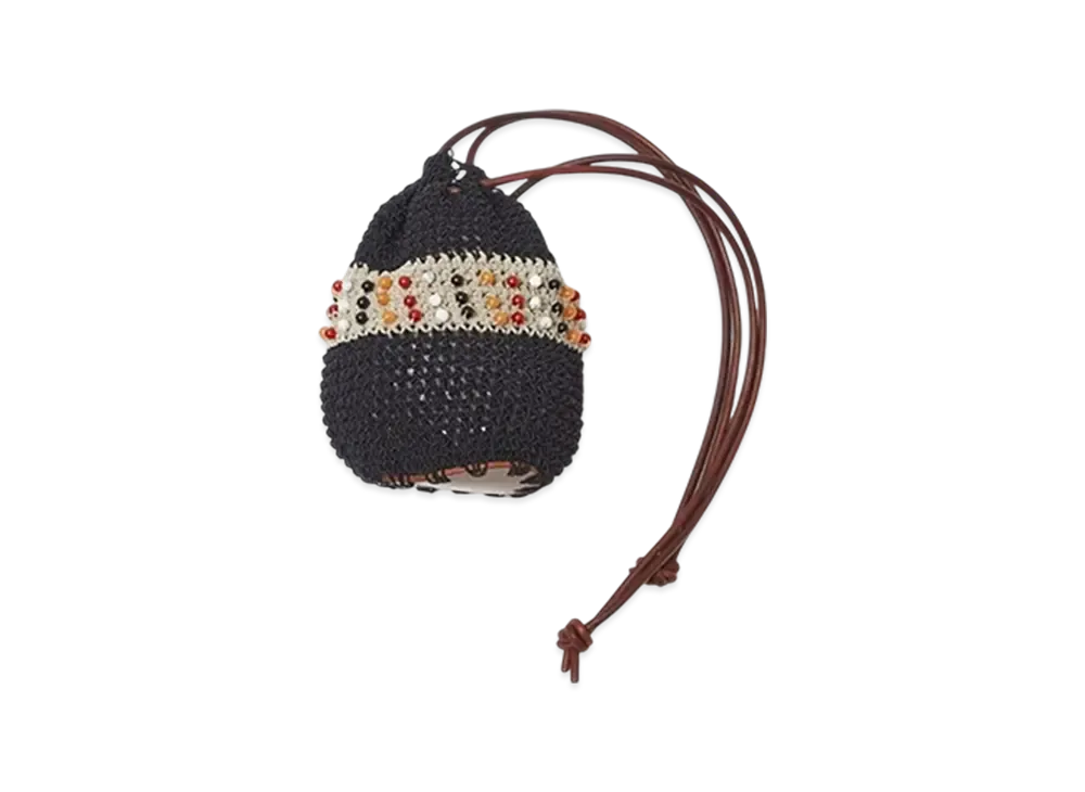 SUGARHILL Knitting Beads Bag Small "Black"