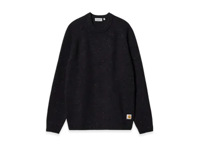 Carhartt WIP Anglistic Sweater "Dark Navy Speckled"