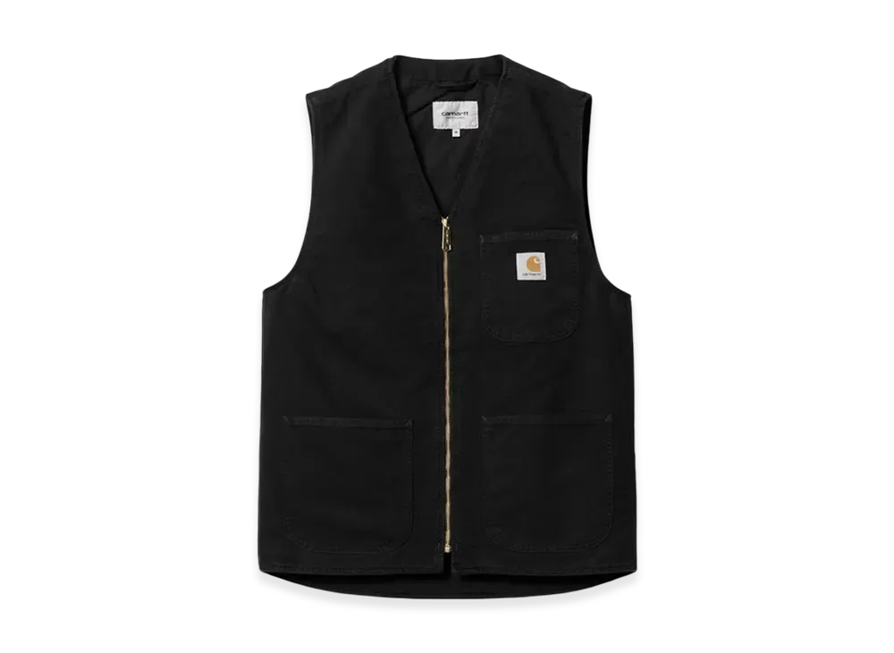 Carhartt WIP Arbor Vest "Black Aged Canvas"