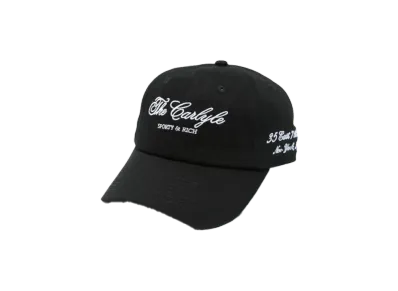 Sporty&Rich Slogan Cap "Black/White"