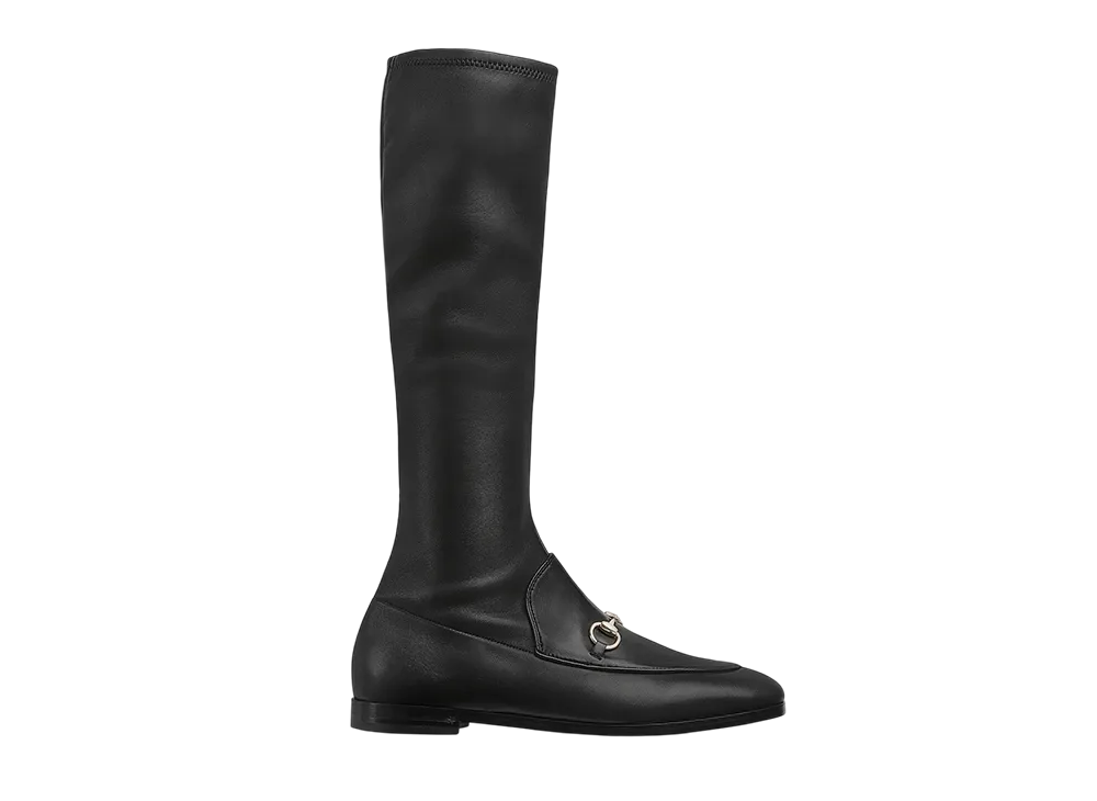 GUCCI Women's Jordaan Boot "Black Leather"