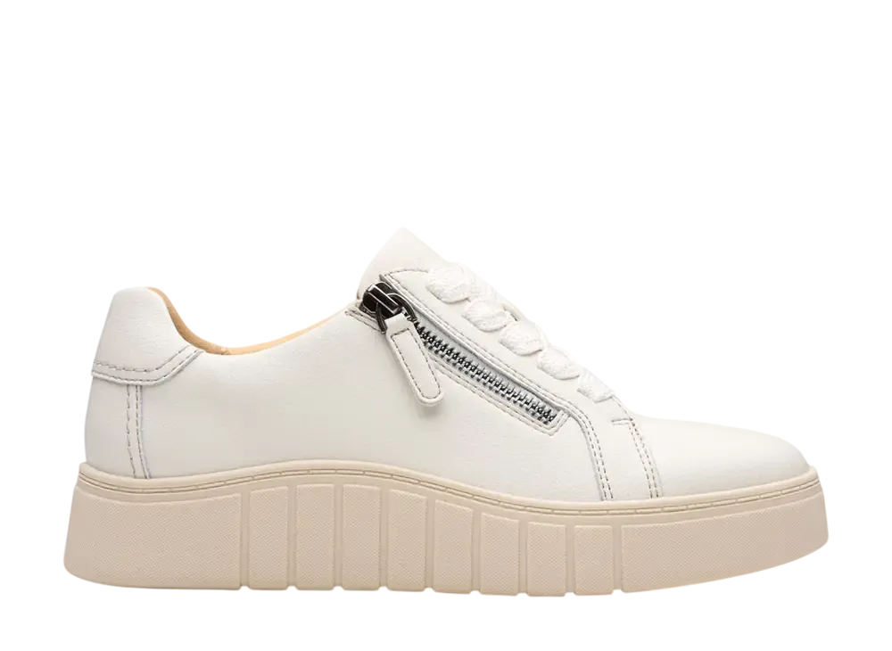 Clarks Women's Mykah Joy "Off White Leather"