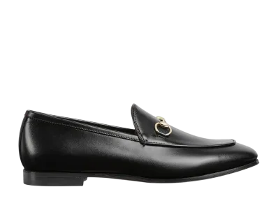 GUCCI Women's Jordaan Loafer "Black Leather"