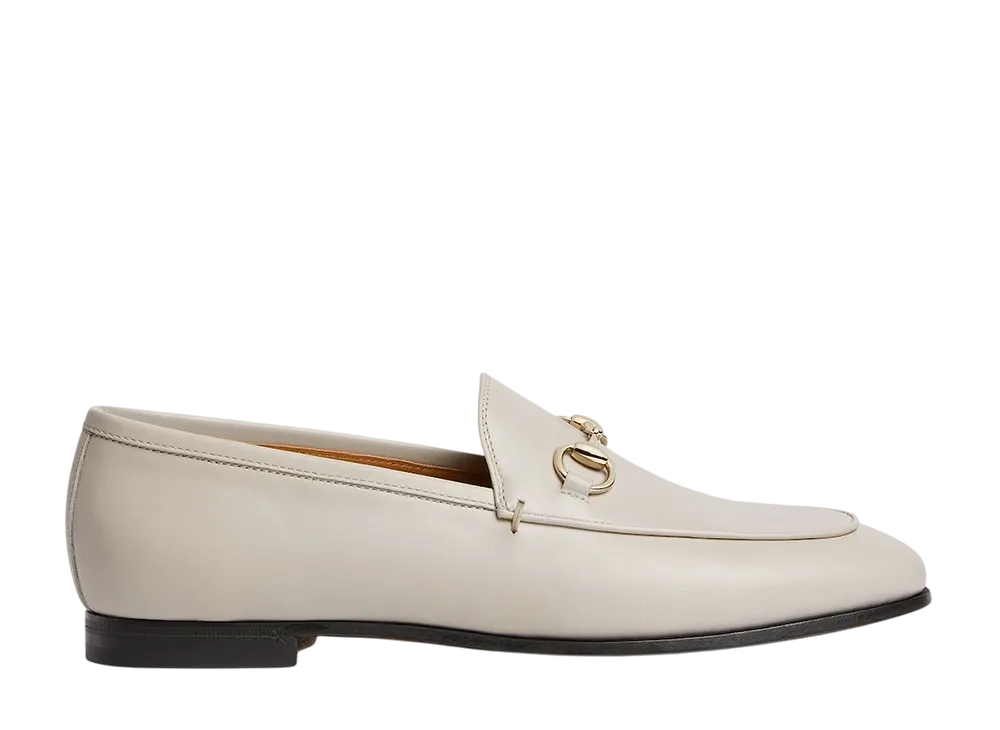 グッチ ウィメンズ ヨルダーン ローファー "ライトグレーレザー"