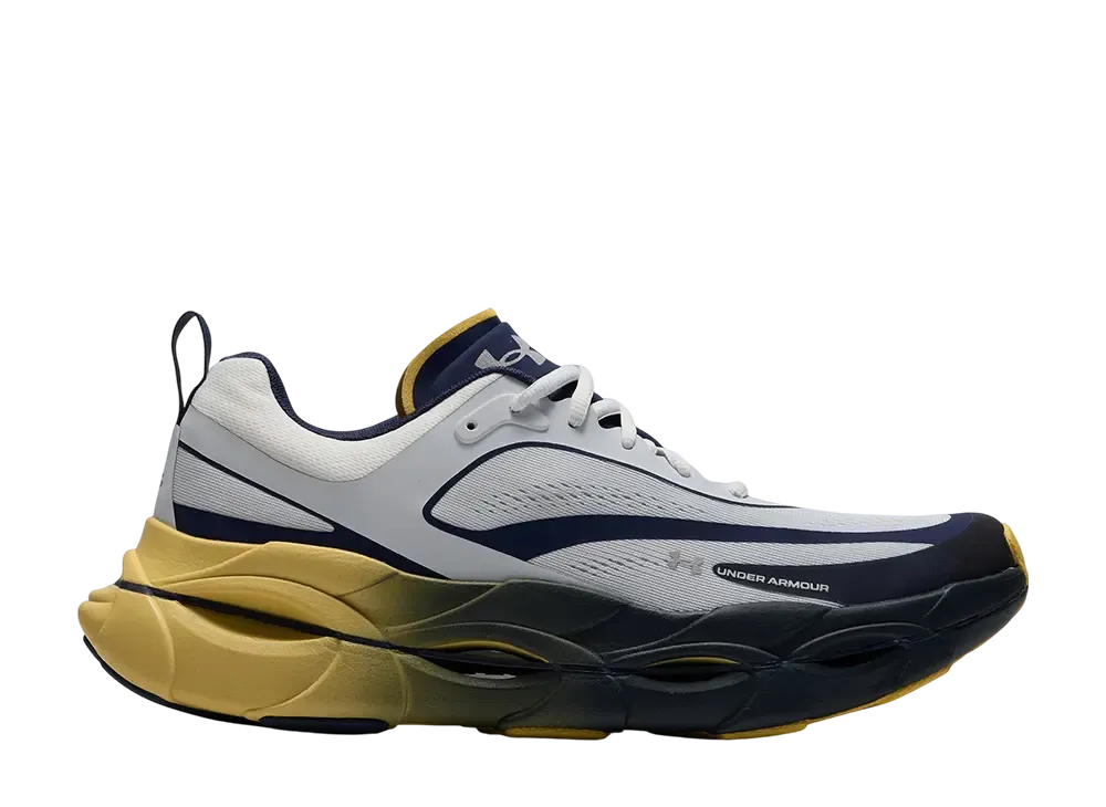 アンダーアーマー UAヘイロー レーサー "ウォッシュドネイビー/イエローシェード"