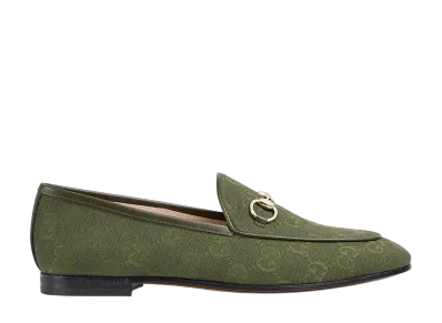 GUCCI Women's Jordaan Loafer "Forest Green"