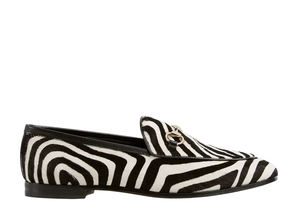 グッチ ウィメンズ ヨルダーン ローファー "ゼブラ"