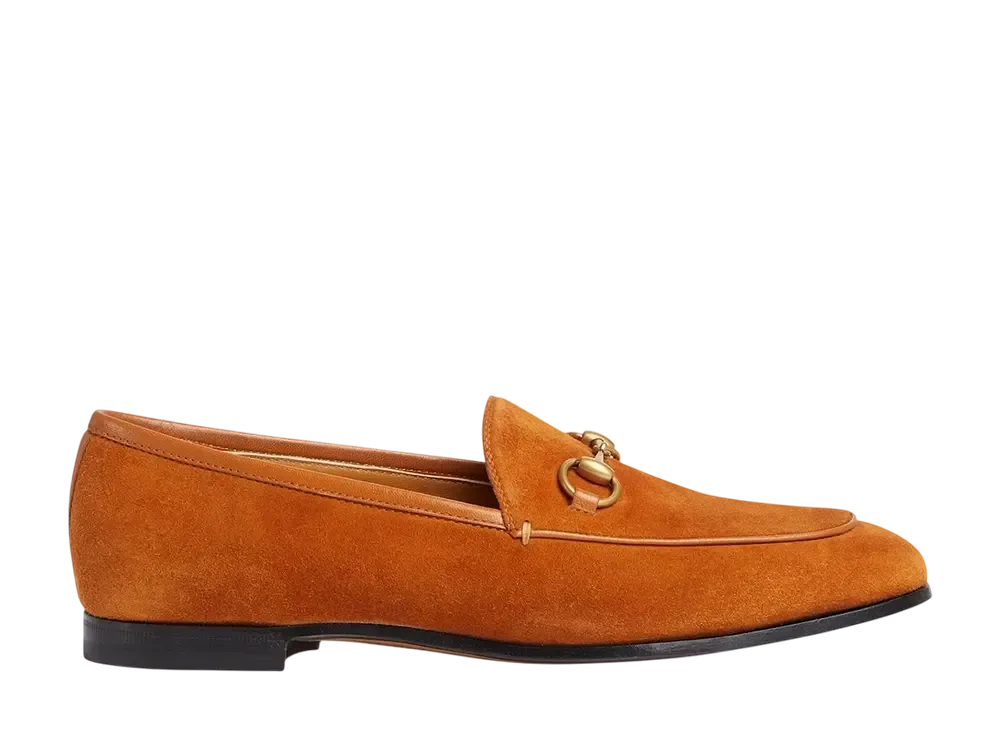 グッチ ウィメンズ ヨルダーン ローファー "ライトブラウンスウェード"