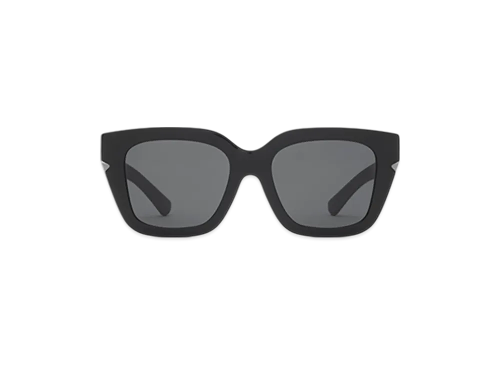 Burberry Inlaid Check Square Sunglasses "Black"