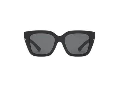 Burberry Inlaid Check Square Sunglasses "Black"