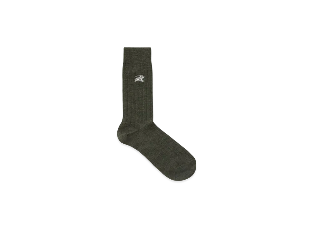 Burberry Wool Blend Socks "Green"