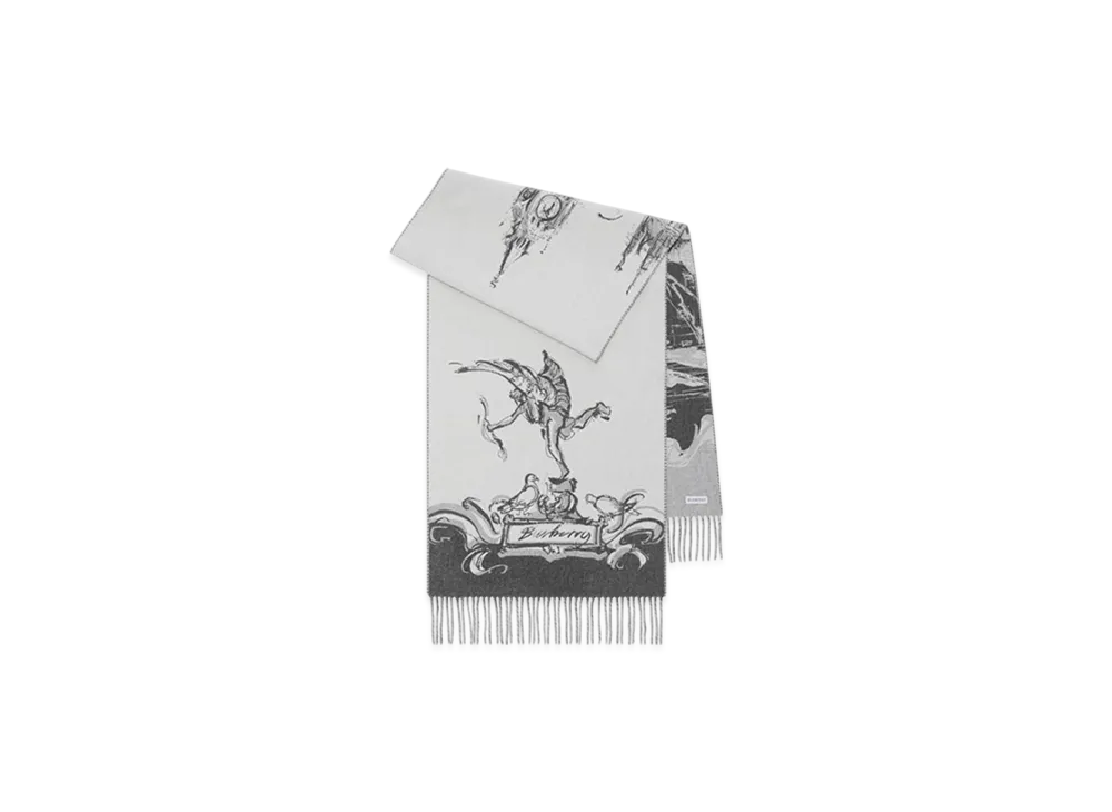 Burberry Westminster Cashmere Scarf "Wisp"