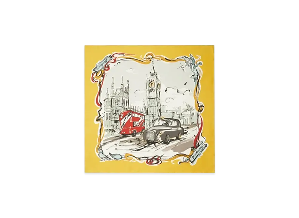 Burberry Westminster Silk Scarf "Sunflower"