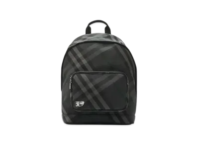 Burberry Grid Backpack "Charcoal"