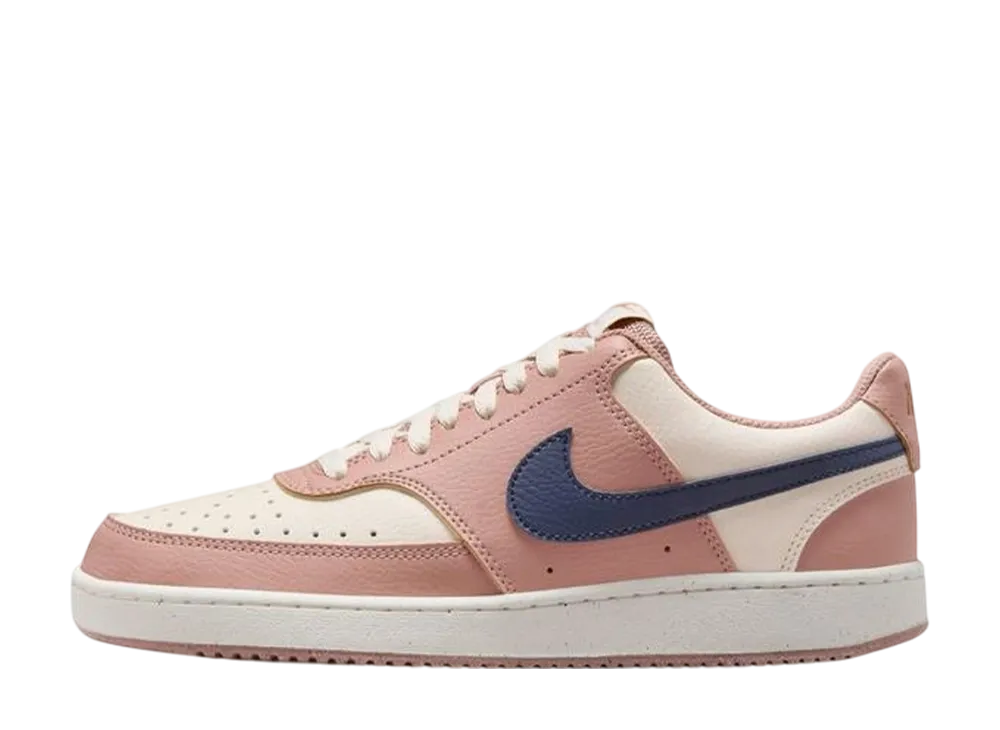 Nike Women's Court Vision Low Next Nature "Particle Pink/Midnight Navy"