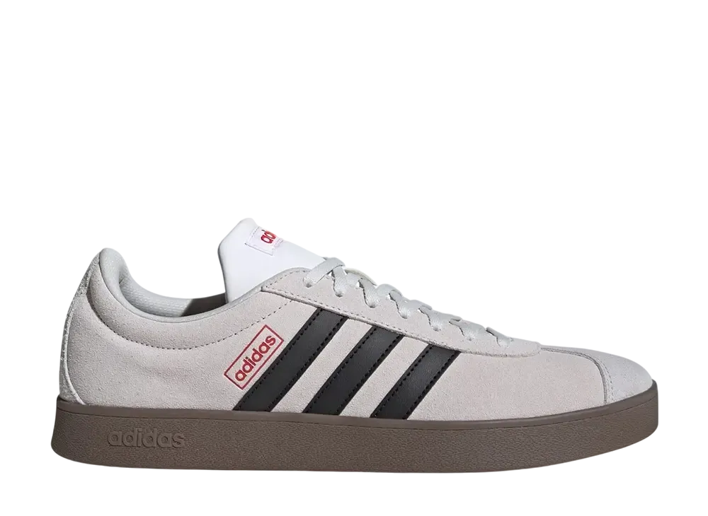 アディダス VL コート クラシック "グレーワン/コアブラック/ベタースカーレット"