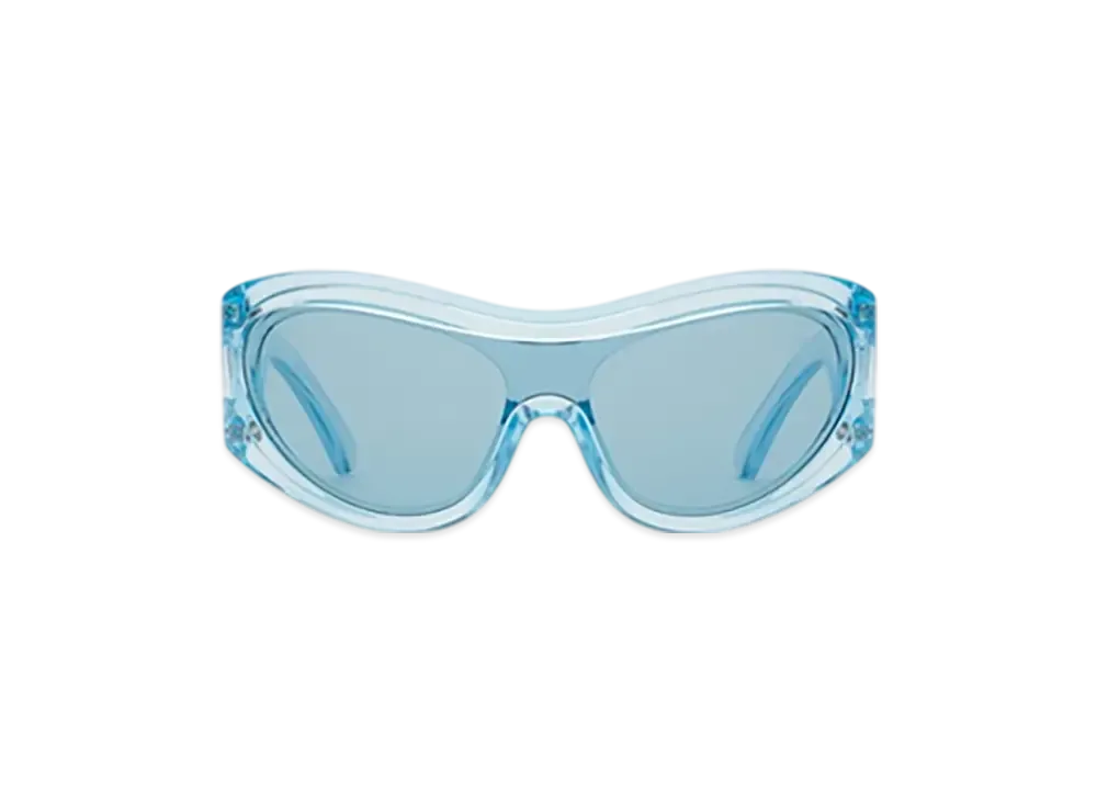 Burberry Shield Cut-out Sunglasses "Pale Blue"