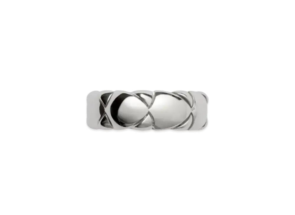 Burberry Shield Segment Ring "Silver"