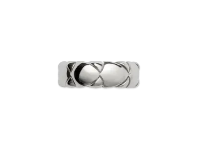 Burberry Shield Segment Ring "Silver"