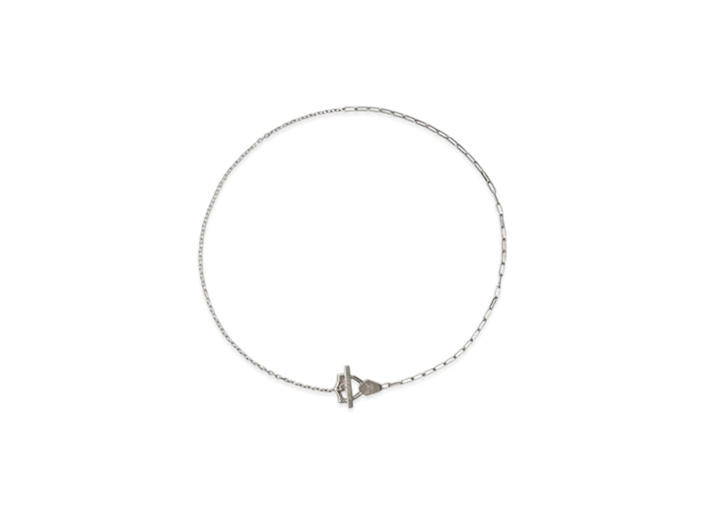 Burberry Shield Necklace "Silver"