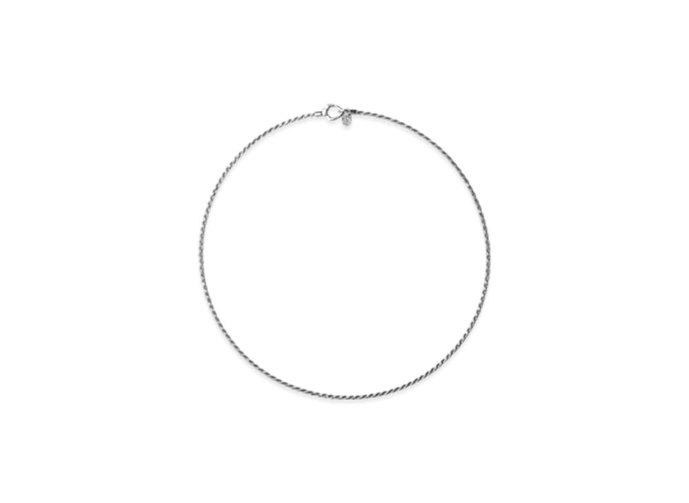 Burberry Shield Lock Necklace "Silver"