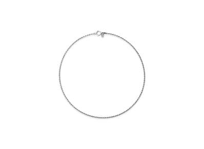 Burberry Shield Lock Necklace "Silver"