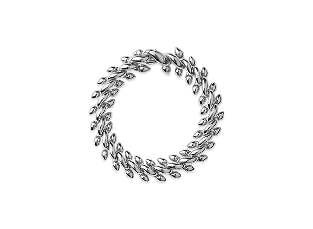 Burberry Spear Chain Bracelet "Silver"