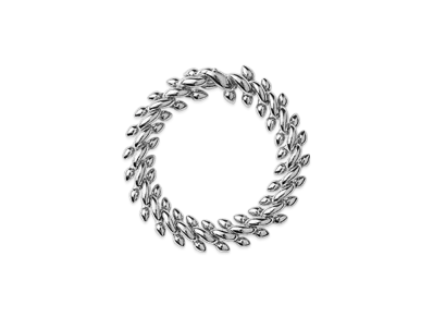 Burberry Spear Chain Bracelet "Silver"