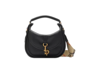 Burberry Small B Clip Messenger Bag "Black"