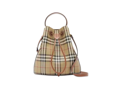 Burberry Small TB Bucket Bag "Archive Beige/Briar Brown"