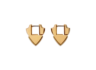 Burberry Small Shield Earrings "Gold"