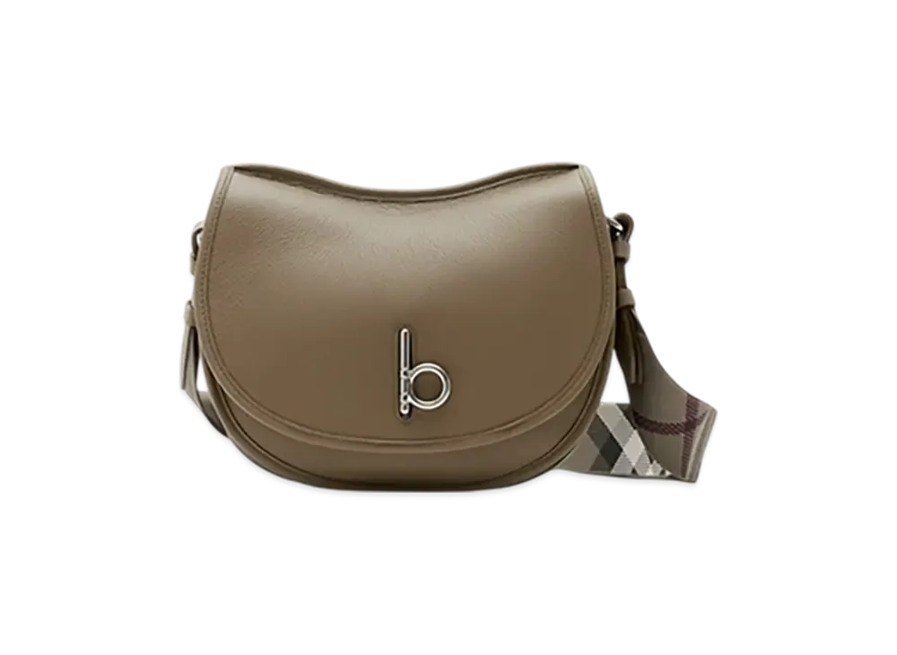 Burberry Small Rocking Horse Satchel "Blush/Swamp"