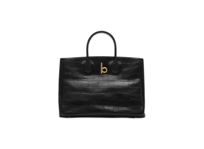 Burberry Small Rocking Horse Tote "Black"