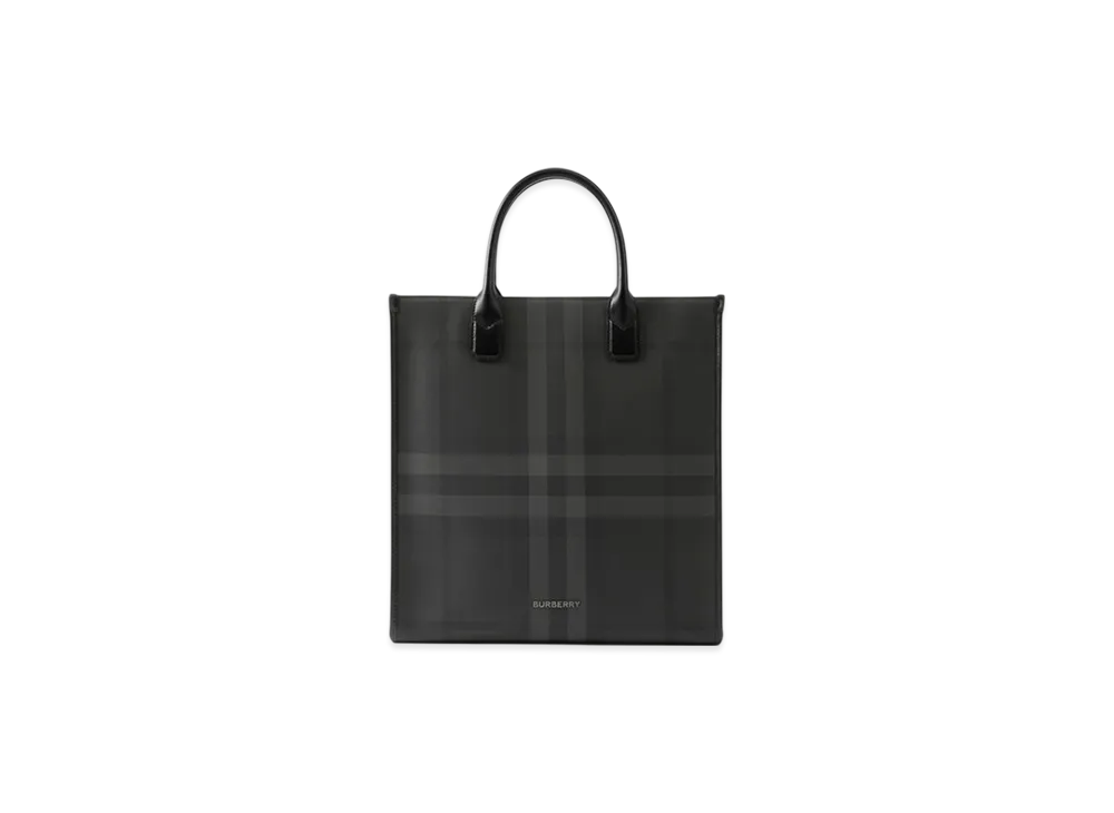 Burberry Slim Vertical Denny Tote "Charcoal"