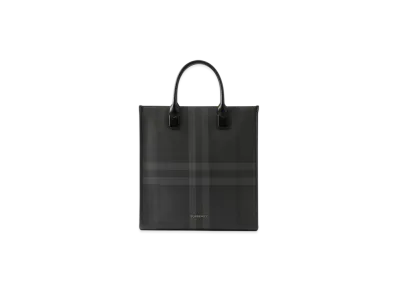 Burberry Slim Vertical Denny Tote "Charcoal"