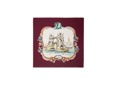 Burberry Tower Bridge Silk Scarf "Veneer"