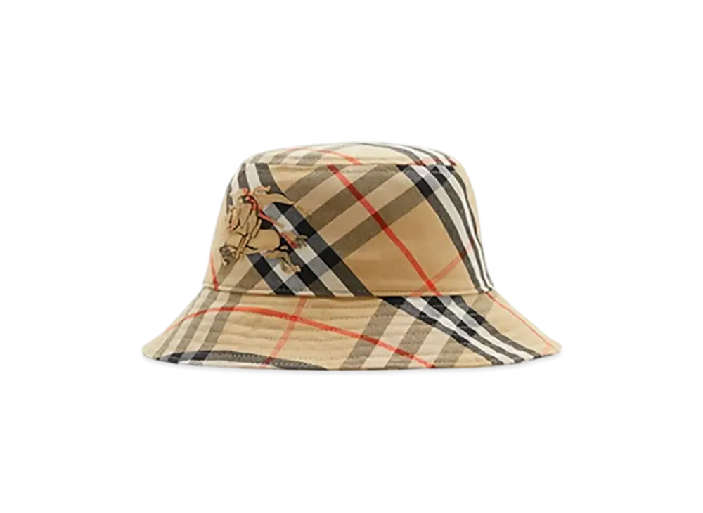Burberry Check EKD Bucket Hat "Sand"