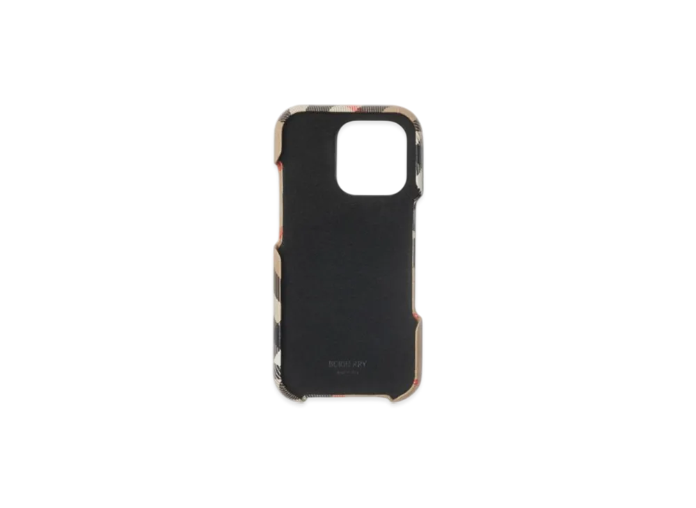 Burberry Check iPhone 16 Pro Case "Sand"