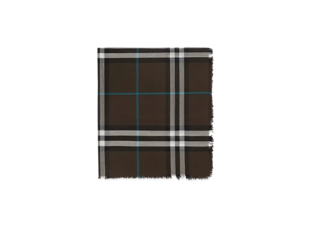 Burberry Check Wool Scarf "Snug"