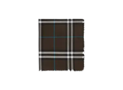 Burberry Check Wool Scarf "Snug"