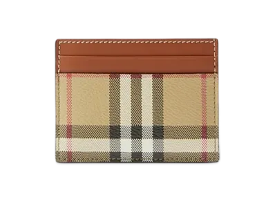Burberry Check Card Case "Archive Beige"