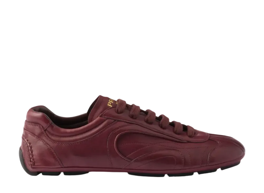 【PRADA】モンテカルロ リ・エディション 2005 スニーカー ブラック モンテカルロ Re-Edition 2005 アンティーク加工ナッパ