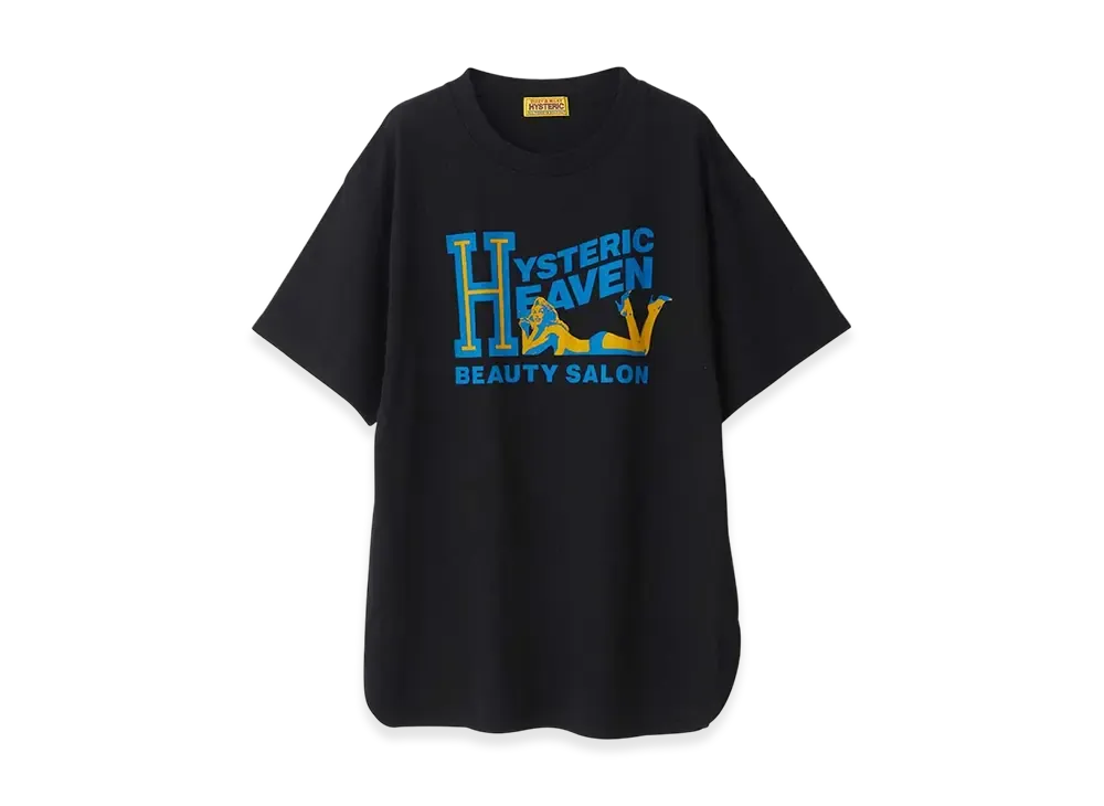 HYSTERIC GLAMOUR H Beauty Salon Oversized T-shirt "Black"