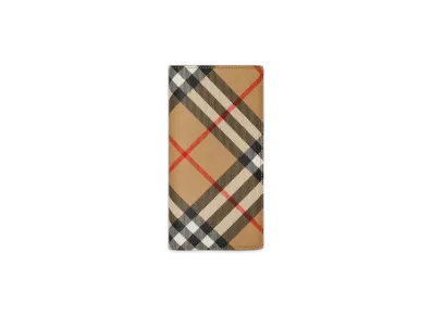 Burberry Check Continental Wallet "Sand"